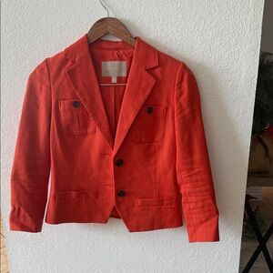 Banana Republic Vibrant Orange Blazer